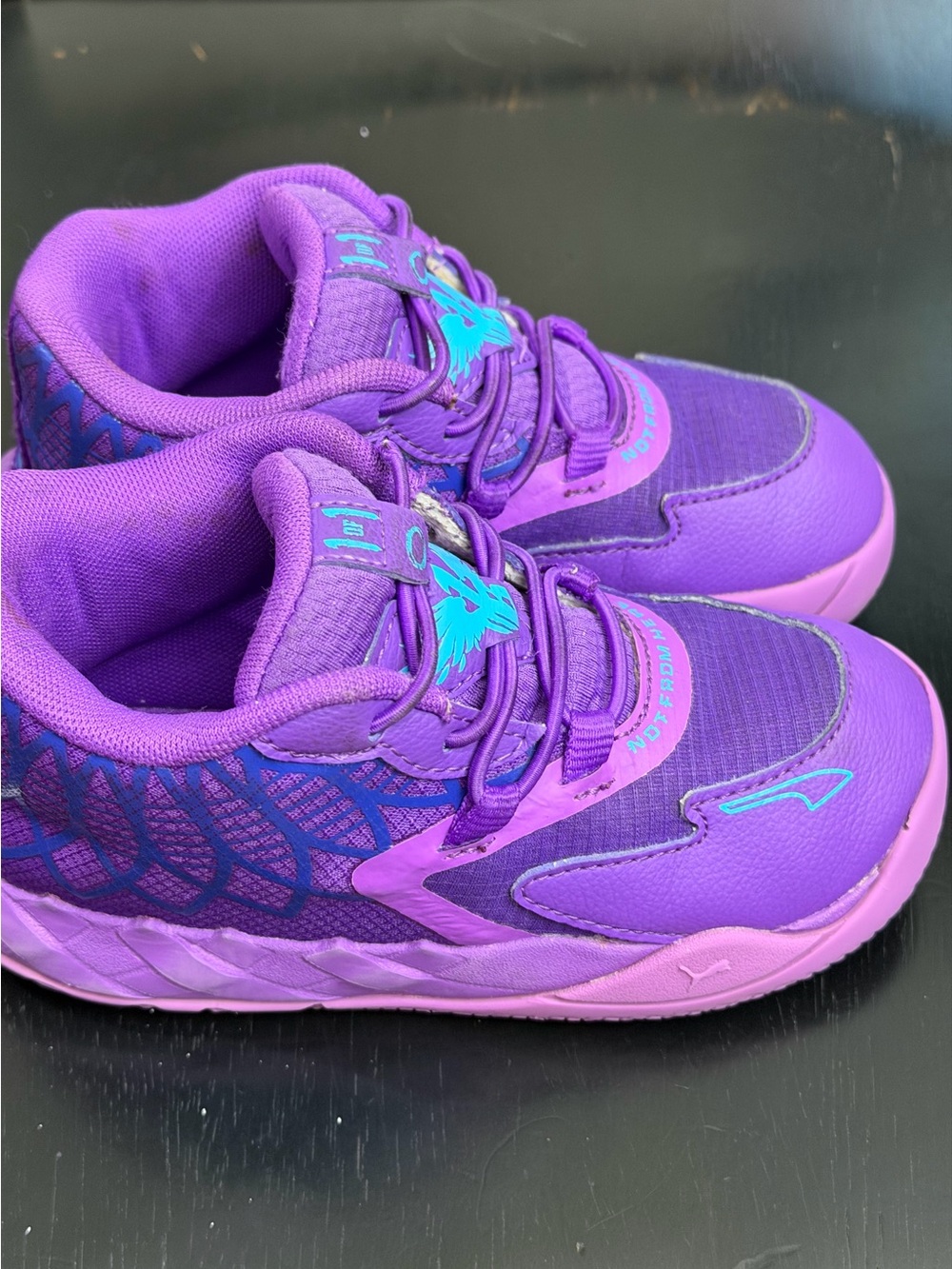 Puma MB.01 Jr 'Queen City' Purple Glimmer Basketball Shoes Size 10C